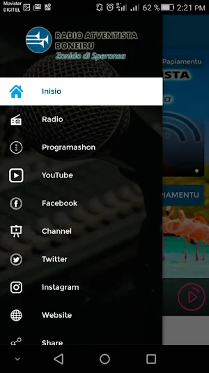 Radio Adventista Bonaire Screenshot 1