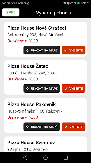 Pizza House Švermov Screenshot 1