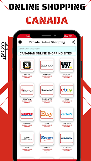 Canada Online Shopping App Screenshot 1