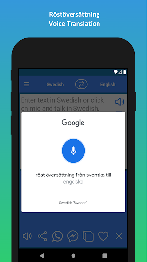 Swedish to English Translator Screenshot 3