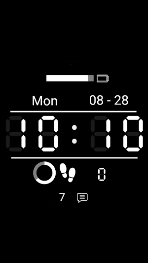 Old School Digital Watch Face Screenshot 3