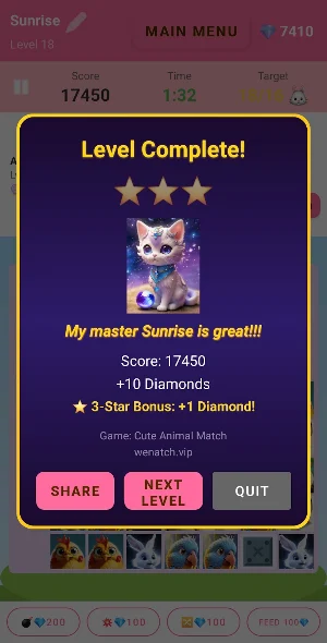 Pet Crush: Cute Pet Match Screenshot 2