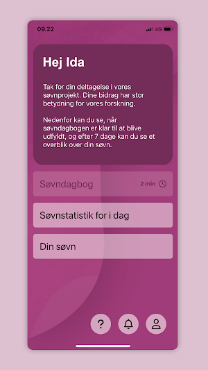Din søvn Screenshot 0