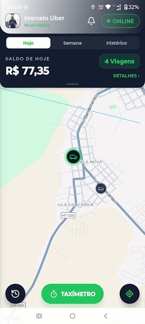 UbeZap Motorista Screenshot 0