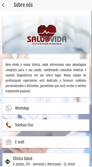 Clínica Salud Vida Screenshot 2