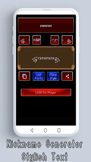 Nickname Generator Stylish txt Screenshot 0