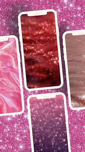 Pink Glitter Live Wallpaper Screenshot 3