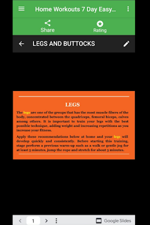 Home Workouts 7 Day Easy Exerc Screenshot 2