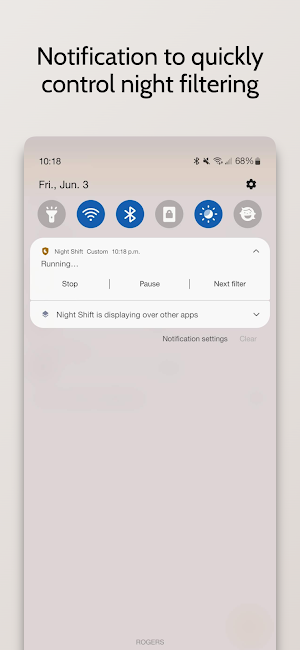 Night Shift — Blue Lite Filter Screenshot 2