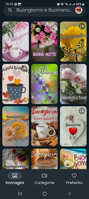 Buongiorno e Buonanotte GIF Screenshot 2