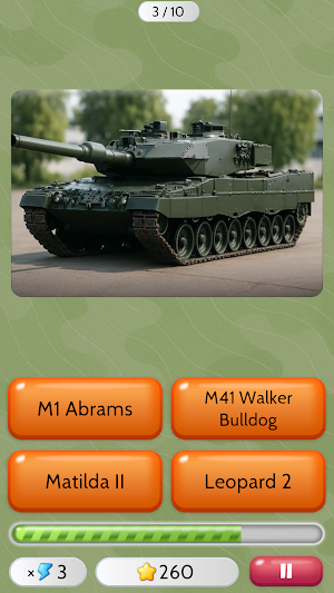 Military War Quizzer Screenshot 2