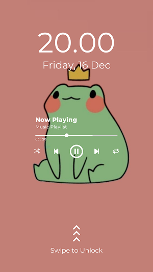 Kawaii Frog Wallpaper 4K Screenshot 1