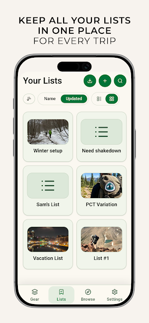 MetaGear: Outdoor Gear Tracker Screenshot 2
