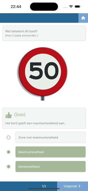 CBR Auto Theorie Examen Screenshot 2