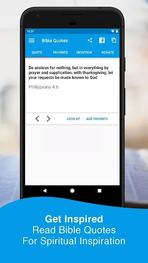 Daily Bible Verse and Devotions, KJV Bible Quotes Screenshot 0