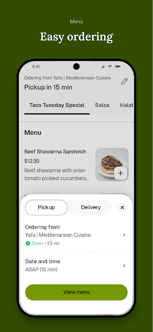 Yafa |Mediterranean Cuisine Screenshot 2