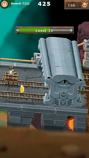 Minecart Jumper - Gold Rush Adventure Screenshot 3