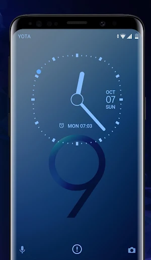 Galaxy S9 blue | Xperia™ Theme Screenshot 2
