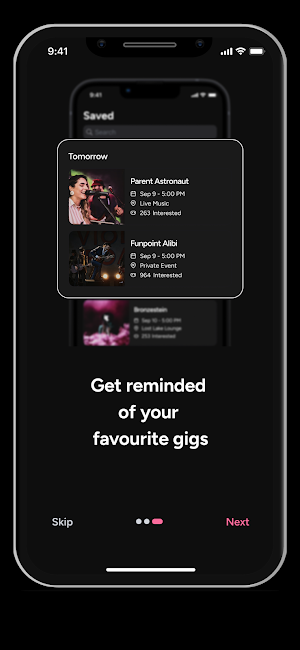 GigPig - Find a Gig Near You Screenshot 1