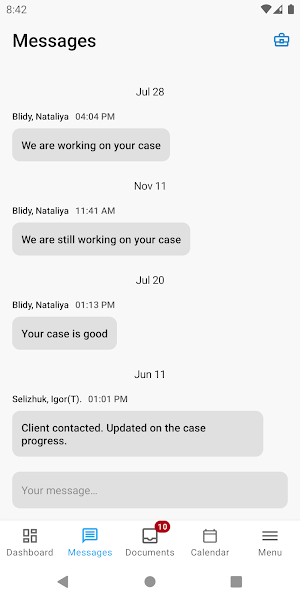 SmartAdvocate Case Access Screenshot 2