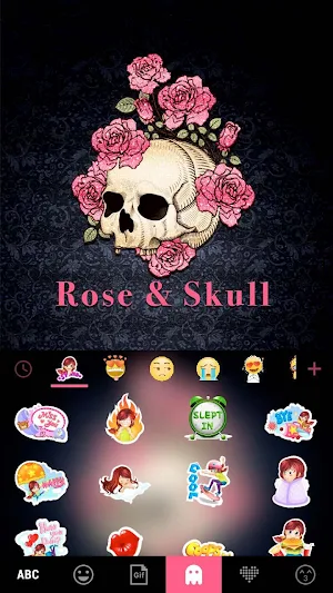 Roseskull Keyboard Theme Screenshot 3