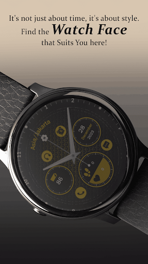 Hybrid Pentagon Watch Face Screenshot 2
