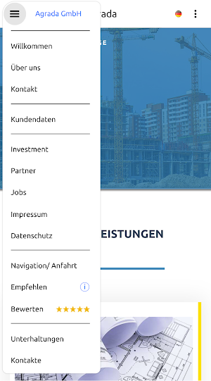 Agrada GmbH - Constr. & Renov. Screenshot 1