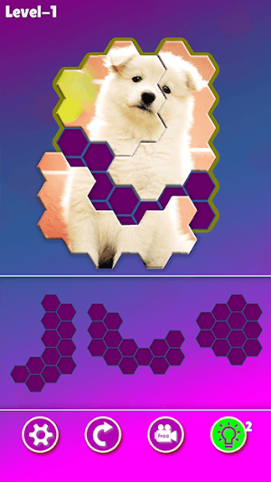 Hexa Jigsaw - Dogs jigsaw puzzle game Screenshot 0