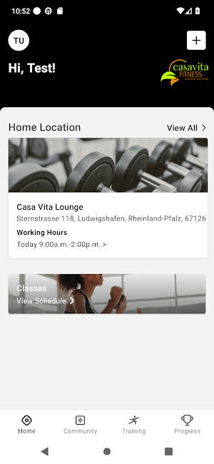 Casa Vita Fitness Screenshot 1