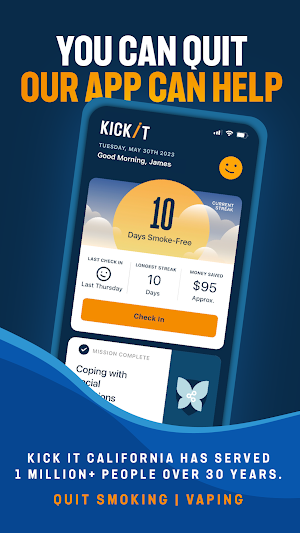 Kick It: Quit Smoking | Vaping Screenshot 0