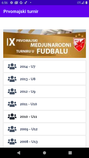 Prvomajski turnir Screenshot 2