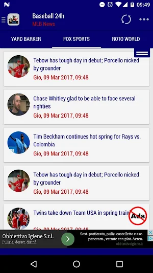 Baseball News 24h Screenshot 1