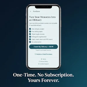 WritetheObituary.ai Screenshot 1