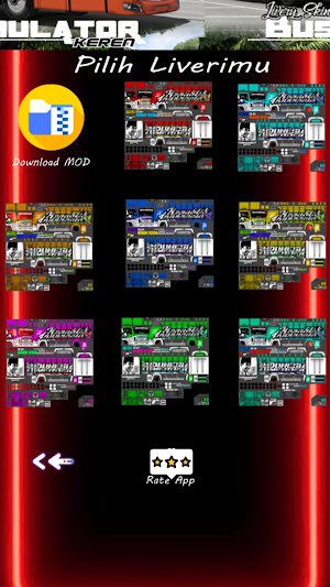 Livery Skinbus Simulator Keren Screenshot 3
