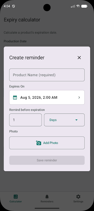 Expiron: Expiration Tracker Screenshot 3
