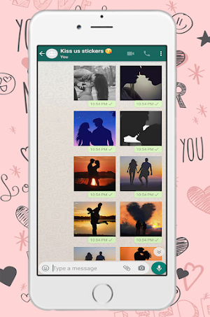 WAStickerApp kiss us  2022 Screenshot 1