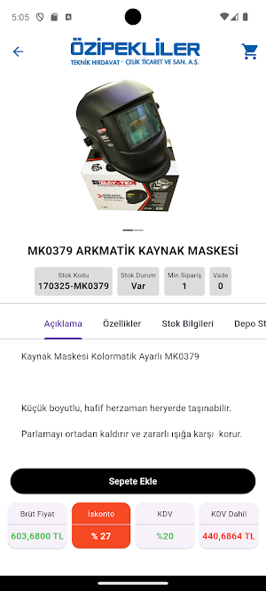 Özipekliler B2B Screenshot 2