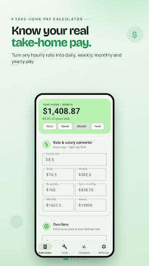 Paycheck Calculator Screenshot 1