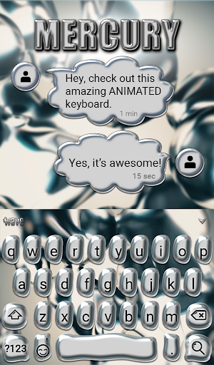 Mercury Animated Keyboard Screenshot 2