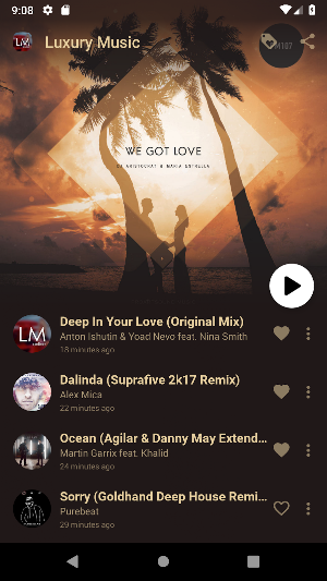 Luxury Music Screenshot 1