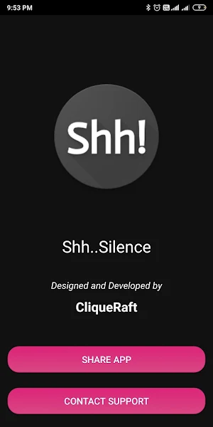 Shh.. Silence : Anti Snoring Application Screenshot 2