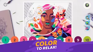Gallery: Coloring Book by Number & Home Decor Game Screenshot 0