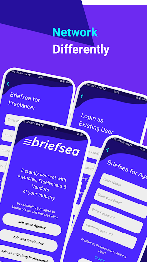 Briefsea: Quick Hiring Network Screenshot 0