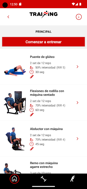 Training Athletic Club Screenshot 1
