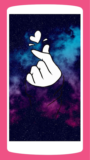 Finger Heart Wallpaper 4K Screenshot 3