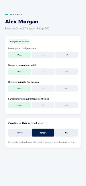 School Transport Council Screenshot 2