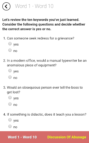 Verbal Advantage - Level 7 Screenshot 3