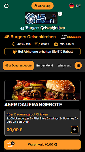 45 Burger Screenshot 2