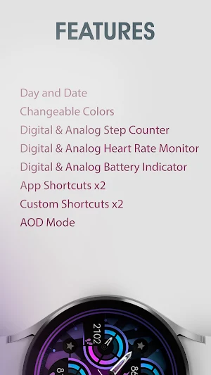 Dream 117 - Analog watch face Screenshot 2