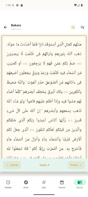 Namaz Vakitleri- Kıble Screenshot 3